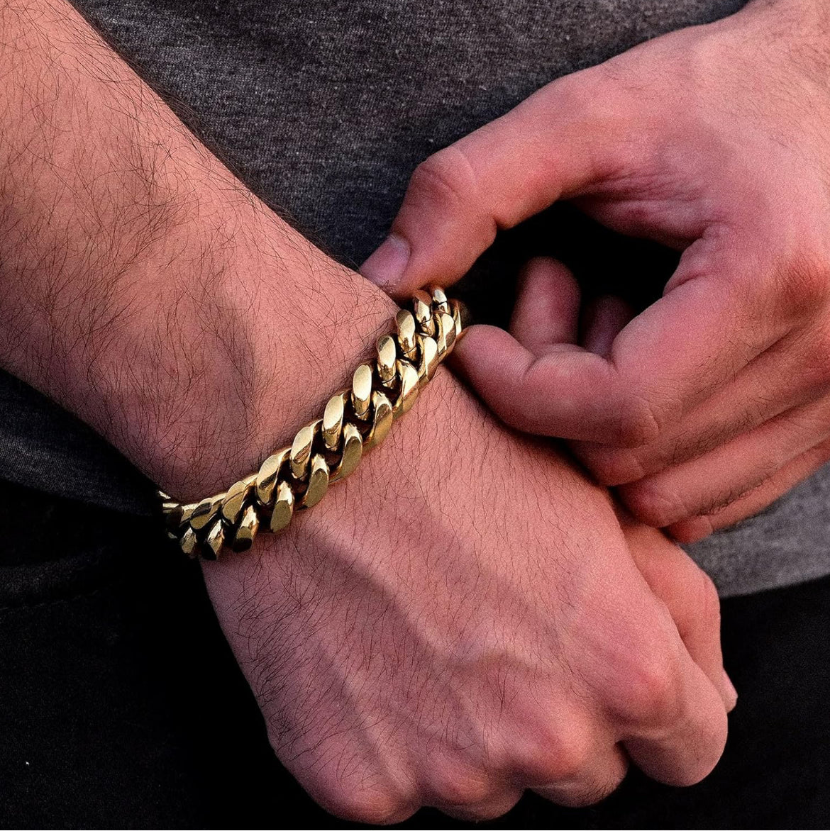 Gold Cuban Link Bracelet